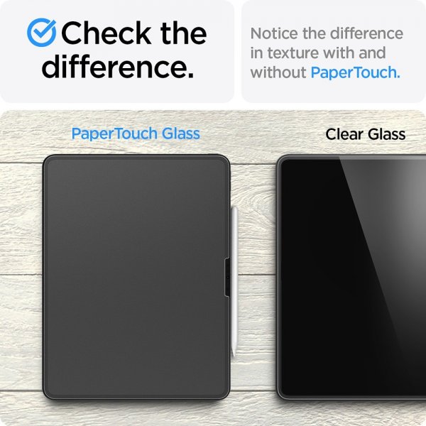 Spigen iPad Pro 13 (M4/M5) Skærmbeskyttelse Paper Touch EZ Fit