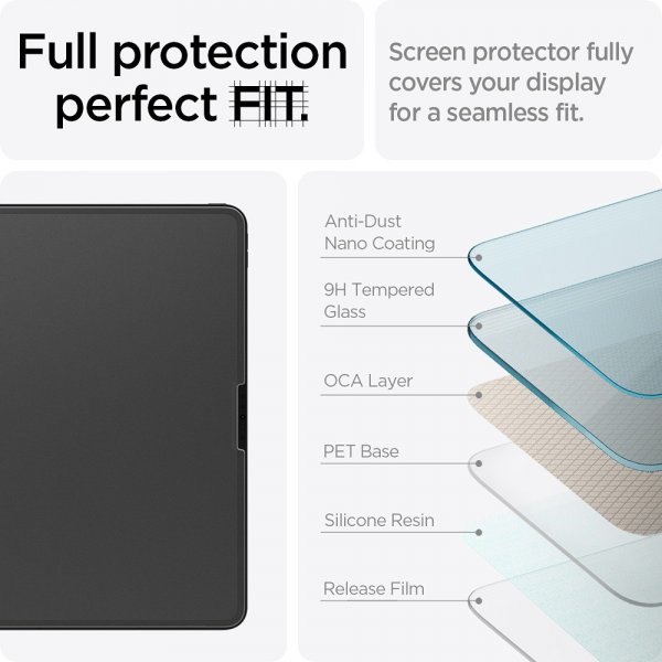 Spigen iPad Pro 13 (M4/M5) Skærmbeskyttelse Paper Touch EZ Fit