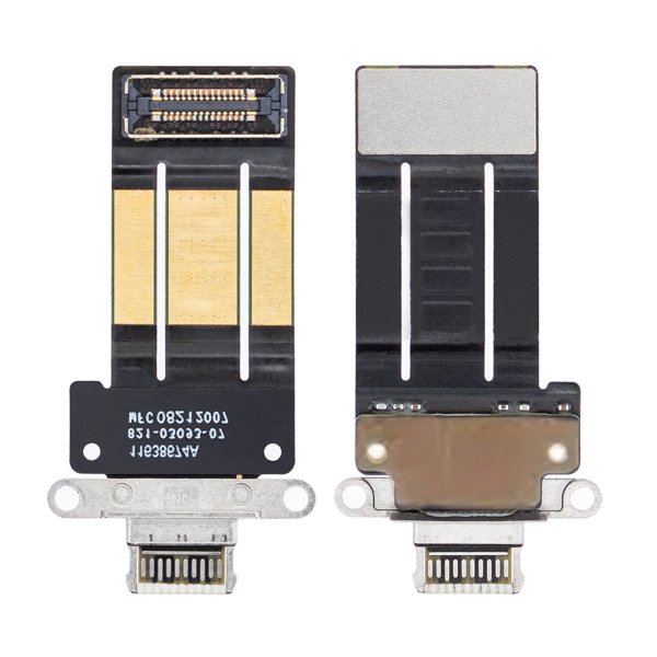 iPad 12.9 6. Gen/Pad Pro 11 3./4. Gen Ladeport Flexkabel - Sort