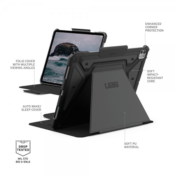 Urban Armor Gear (UAG) iPad Pro 13 (M4/M5) Cover Metropolis SE Sort