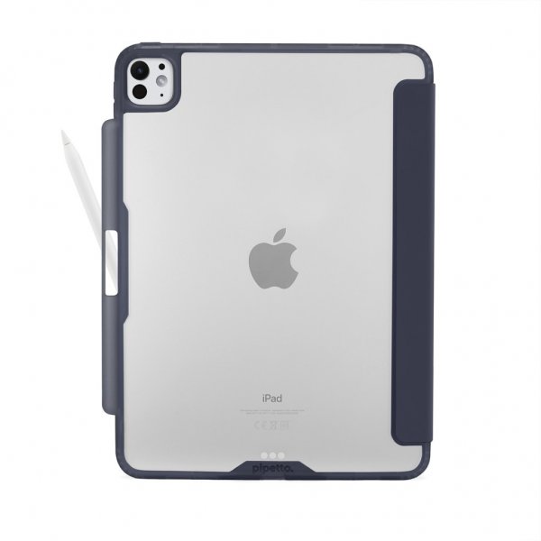 Pipetto iPad Pro 13 (M4/M5) Cover Origami No3 Pencil Case Mørkeblå