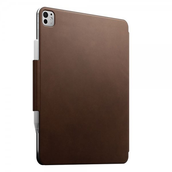 Nomad iPad Pro 13 (M4/M5) Etui Læder Folio Brun
