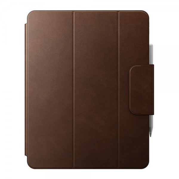 Nomad iPad Pro 13 (M4/M5) Etui Læder Folio Brun