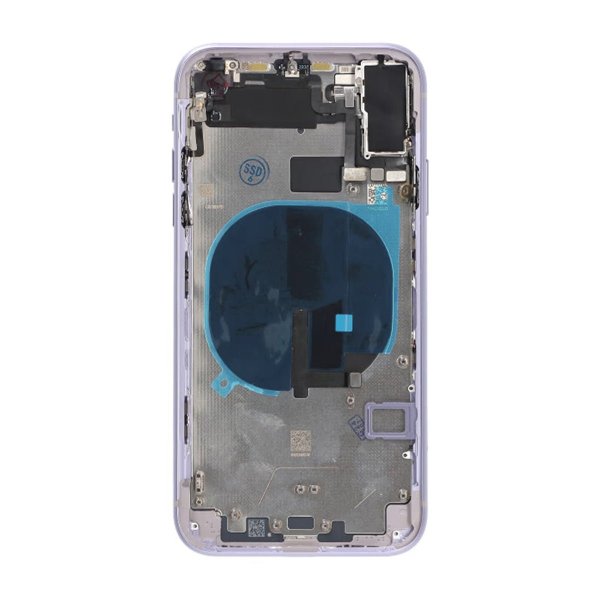 iPhone 11 Bagside med Komplet Ramme Premium - Lilla