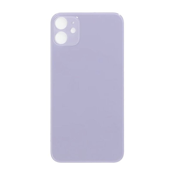 iPhone 11 Bagside Glas med Selvklæbende tape - Lilla