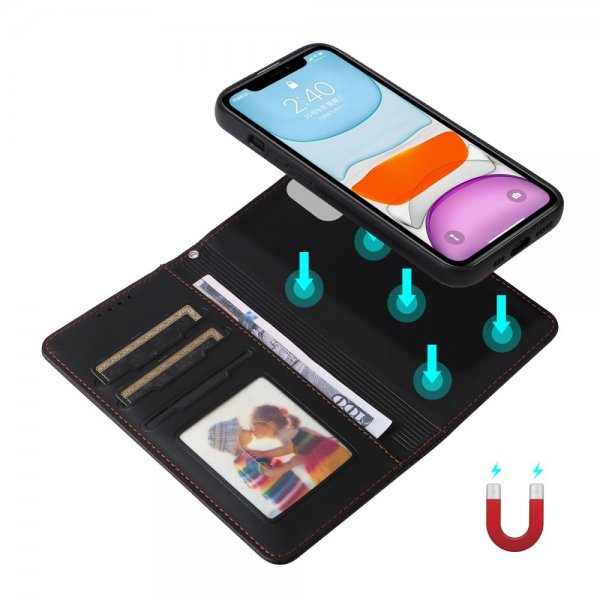 Betopnice iPhone 11 Cover med Aftageligt Skal 005 Sort
