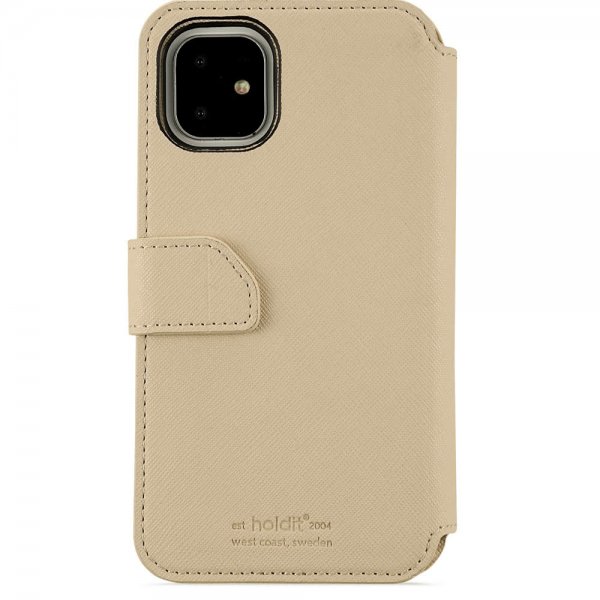 holdit iPhone 11 Etui Stockholm Aftageligt Cover Caramel Beige