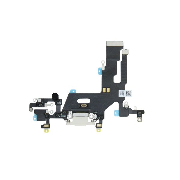 iPhone 11 Opladerport Flexkabel - Hvid