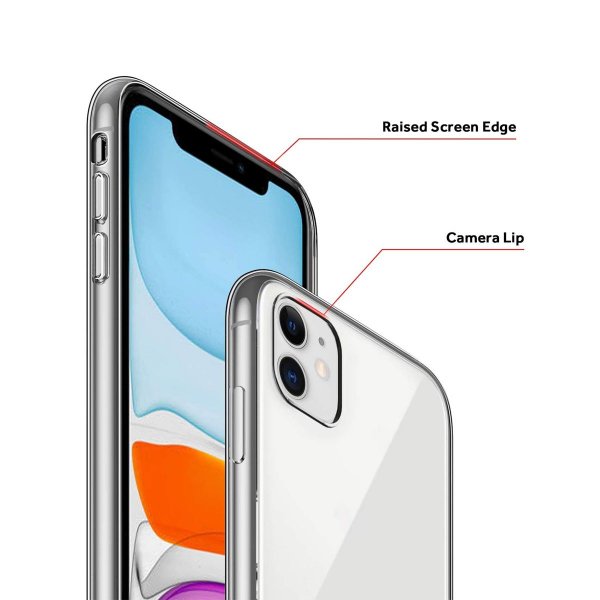 iPhone 11 Cover Stødsikkert TPU Transparent