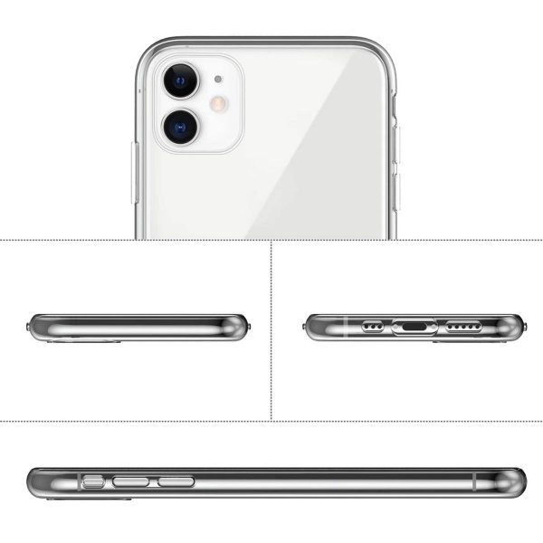 iPhone 11 Cover Stødsikkert TPU Transparent