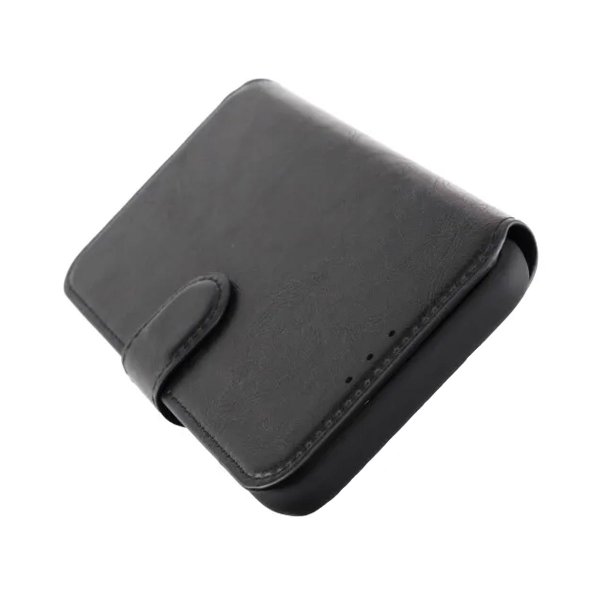 Rvelon iPhone 11 Etui, udfoldeligt kortrum, sort