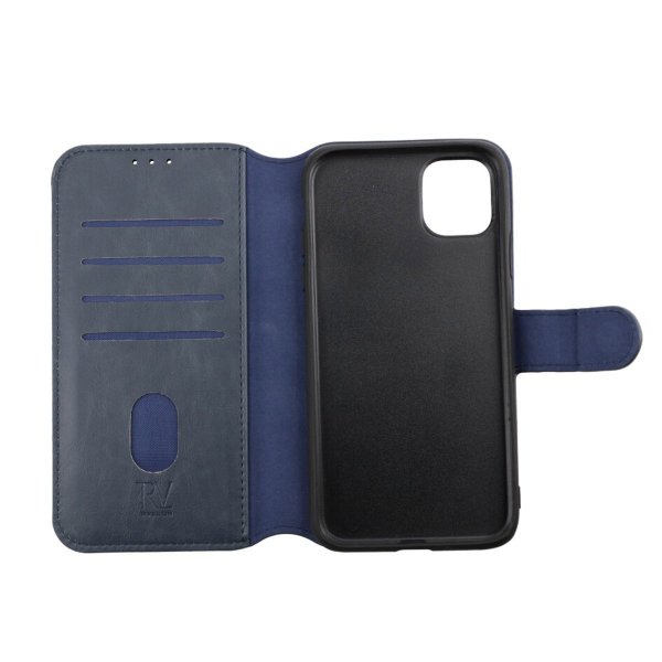 Rvelon iPhone 11 Cover Magnetisk Aftageligt Cover Blå