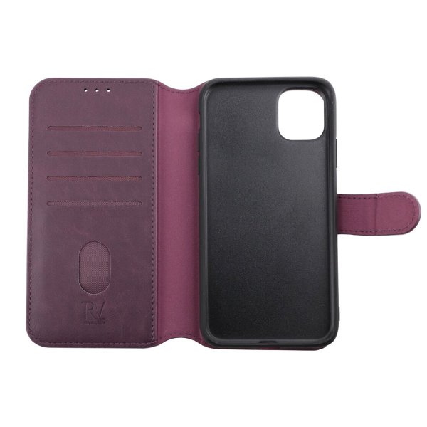 Rvelon iPhone 11 Cover Magnetisk Aftageligt Cover Lilla