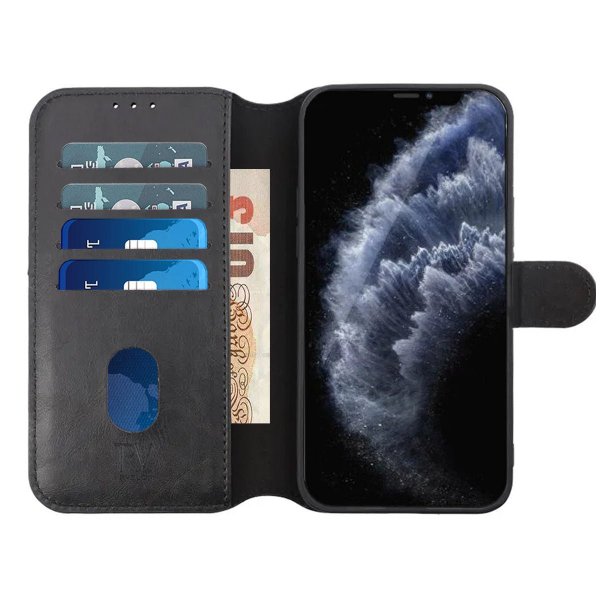 Rvelon iPhone 11 Cover Magnetisk Aftageligt Cover Sort