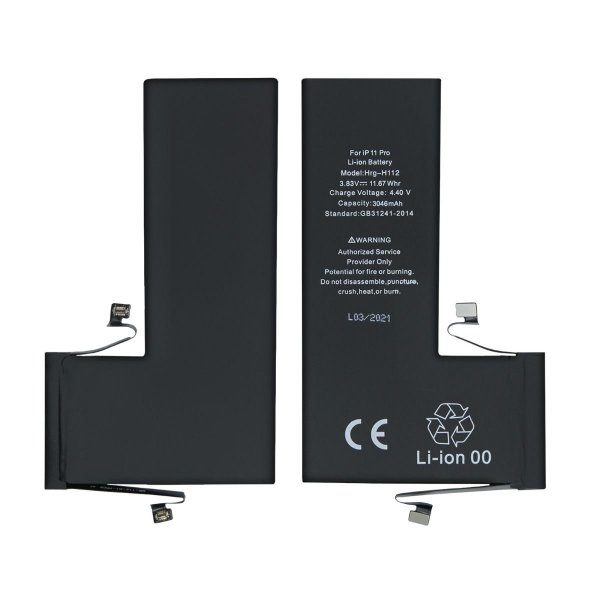 iPhone 11 Pro Batteri Høj Kvalitet