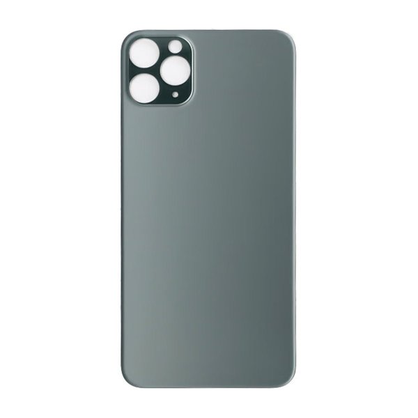 iPhone 11 Pro Max Bagside Glas med Selvklæbende tape - Grøn