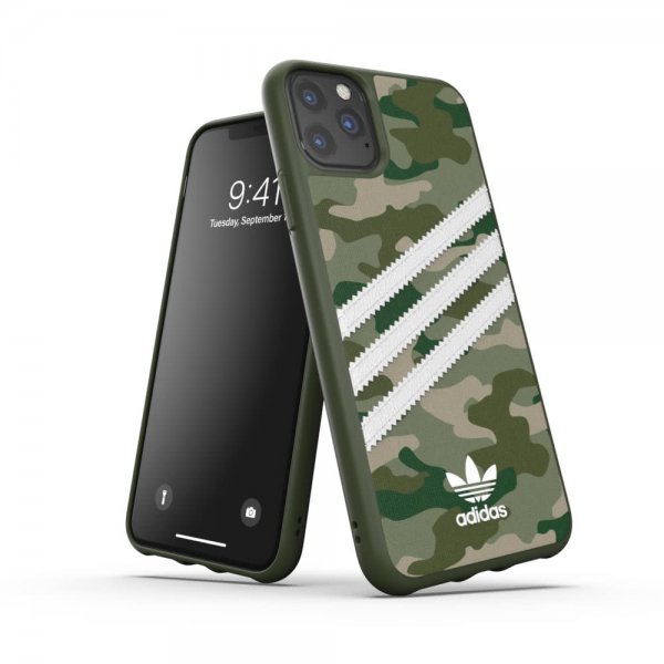 Adidas iPhone 11 Pro Max Cover OR Moulded Case Camo FW19 Raw Green