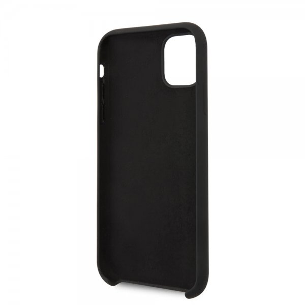 Guess iPhone 11 Pro Max Skal Silicone Cover Vintage Sort