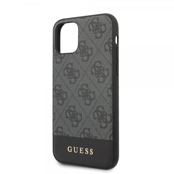Guess iPhone 11 Pro Max Skal Stripe Cover Grå