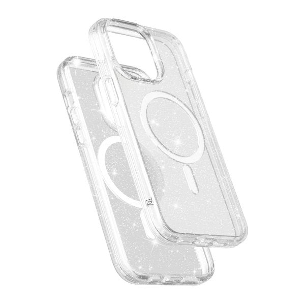 Rvelon iPhone 11 Pro Cover Glitter MagSafe Transparent
