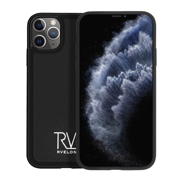 Rvelon iPhone 11 Pro Cover Magnetisk aftagelig skal Sort