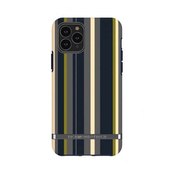 Richmond & Finch iPhone 11 Pro Cover Navy Stripes
