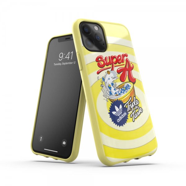 Adidas iPhone 11 Pro Cover OR Moulded Case Bodega FW19 Shock Yellow