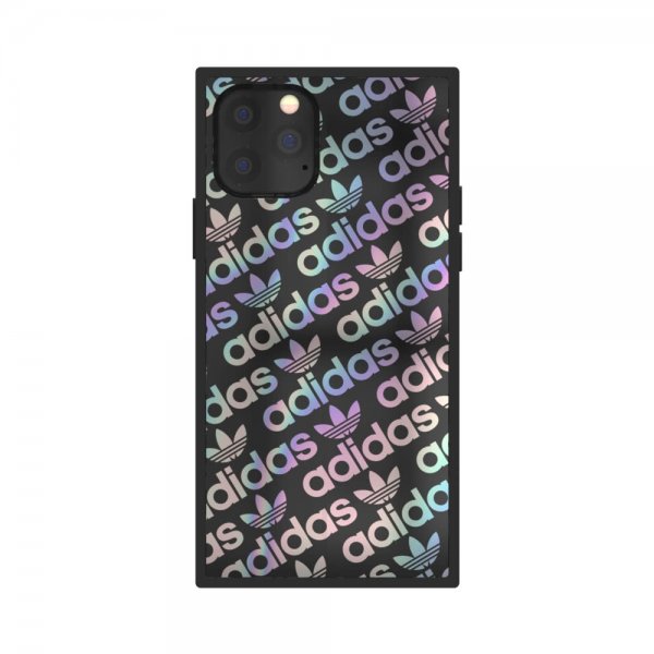 Adidas iPhone 11 Pro Cover OR Square Case FW19 Sort Holographic