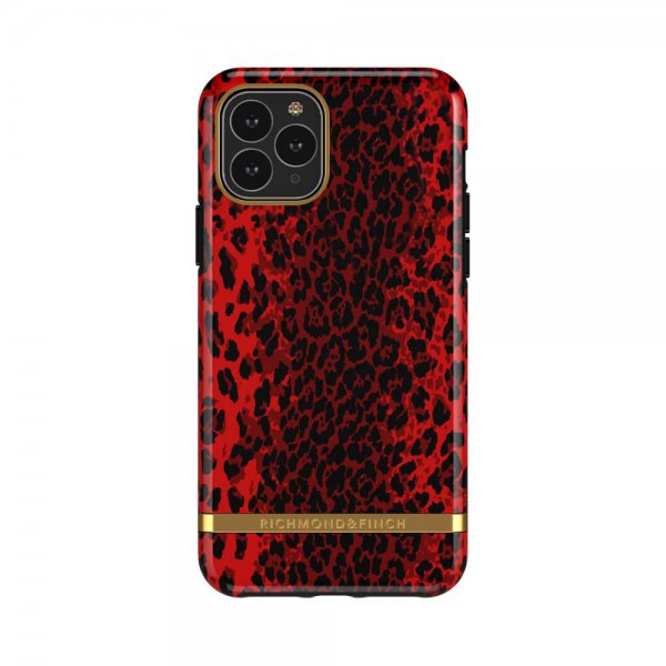 Richmond & Finch iPhone 11 Pro Cover Red Leopard