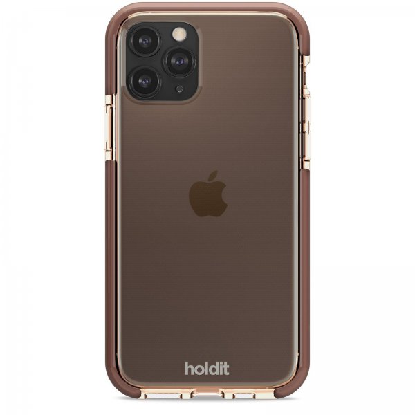 holdit iPhone 11 Pro Cover Seethru Dark Brown