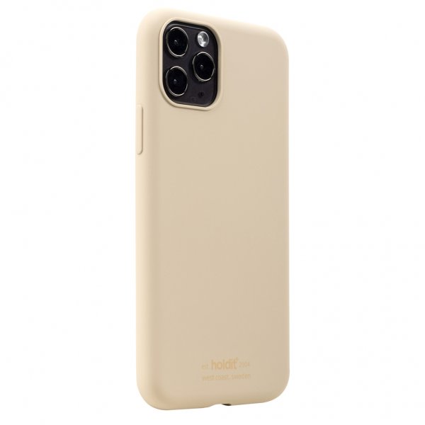 holdit iPhone 11 Pro Cover Silikone Beige