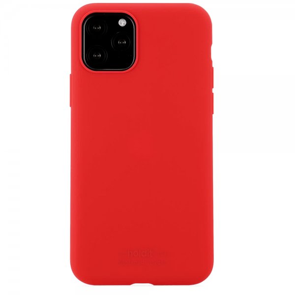 holdit iPhone 11 Pro Cover Silikone Ruby Red