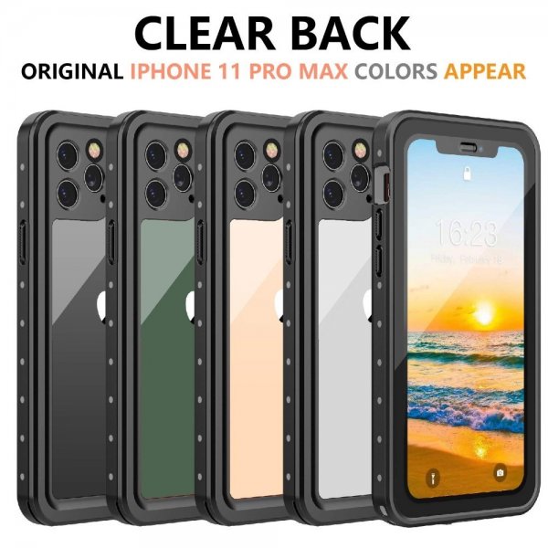 Redpepper iPhone 11 Pro Cover Vandtæt IP68 Sort