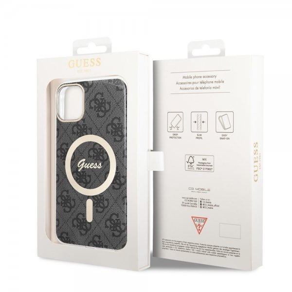 Guess iPhone 11 Cover 4G Pattern MagSafe Sort