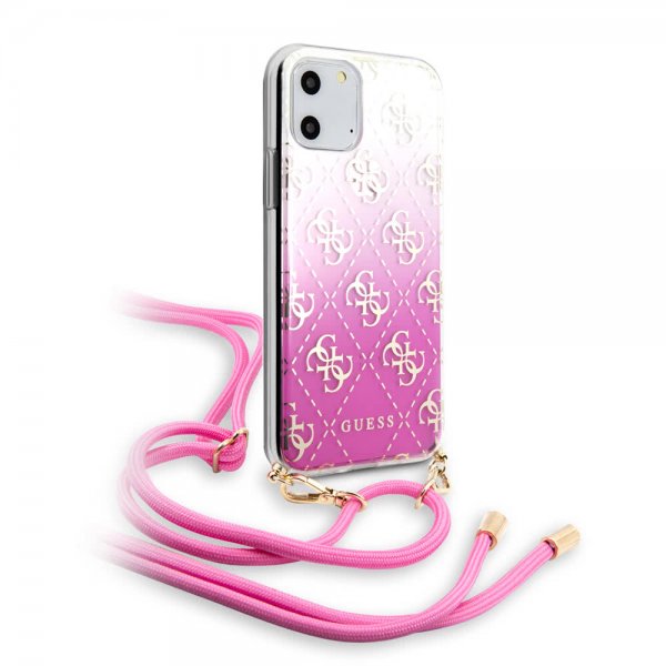 Guess iPhone 11 Skal Gradient Cover Rosa