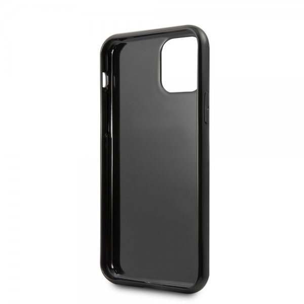 BMW iPhone 11 Cover Kulfiberstruktur Sort