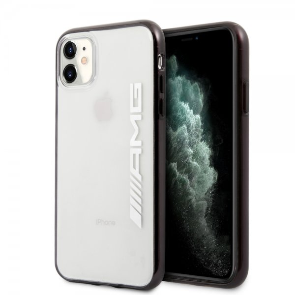 AMG iPhone 11 Cover Metallic Sort Transparent