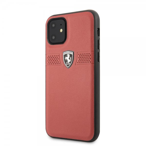 Ferrari iPhone 11 Cover Off Track Rød