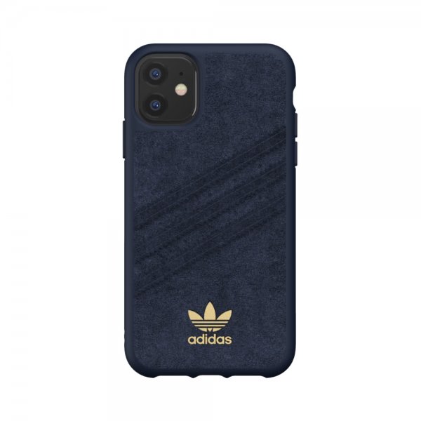 Adidas iPhone 11 Cover OR Moulded Case Ultrasuede FW19 Collegiate Royal