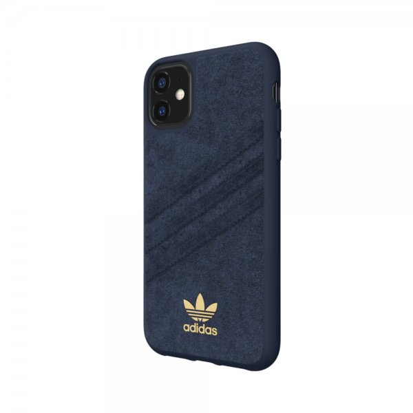 Adidas iPhone 11 Cover OR Moulded Case Ultrasuede FW19 Collegiate Royal