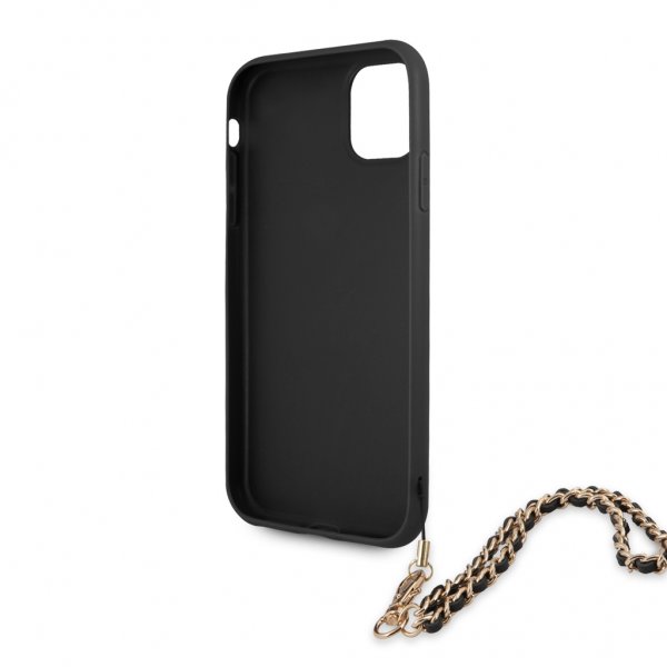 Guess iPhone 11 Cover Saffiano Chain Sort