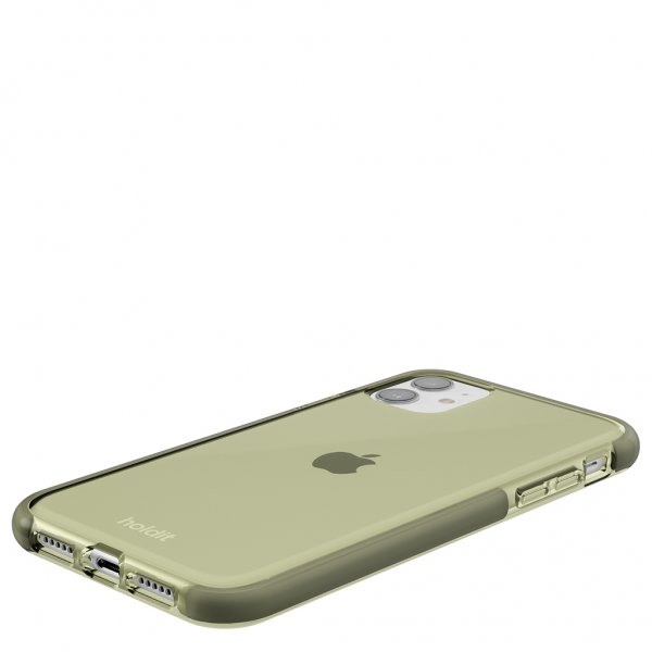 holdit iPhone 11 Cover Seethru Khaki Green