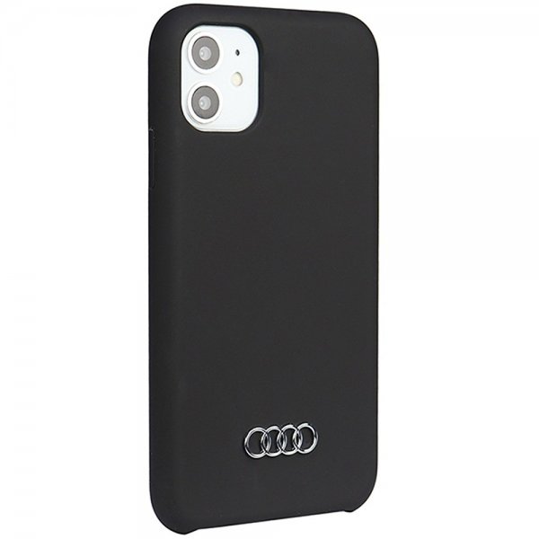 Audi iPhone 11 Cover Silikone Sort