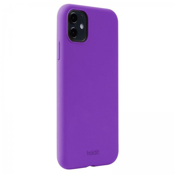 holdit iPhone 11 Cover Silikone Bright Purple