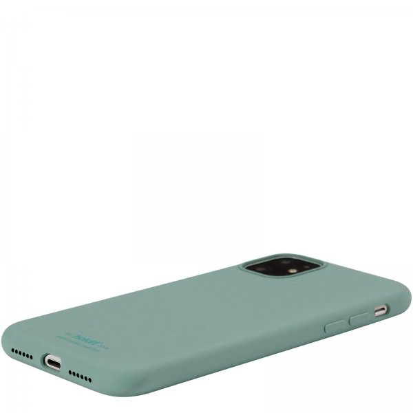 holdit iPhone 11 Cover Silikone Mosgrøn