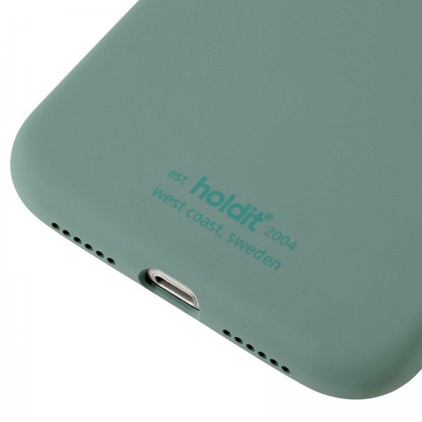 holdit iPhone 11 Cover Silikone Mosgrøn