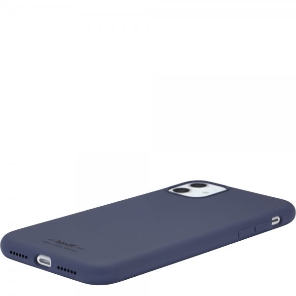 holdit iPhone 11 Cover Silikone Navy Blue