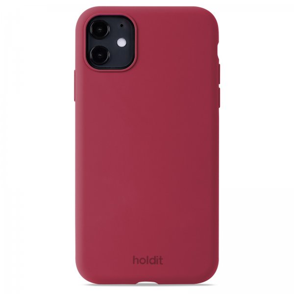 holdit iPhone 11 Cover Silikone Red Velvet