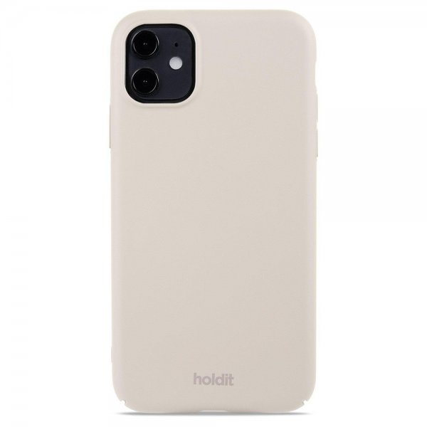 holdit iPhone 11 Cover Slim Case Light Beige