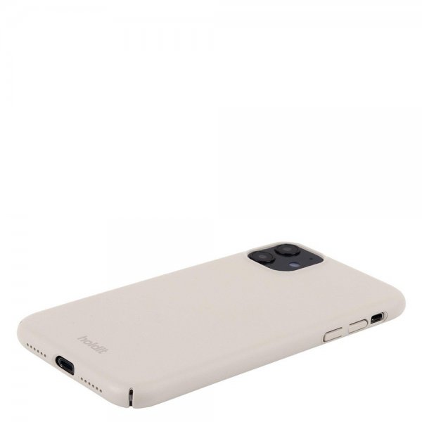 holdit iPhone 11 Cover Slim Case Light Beige